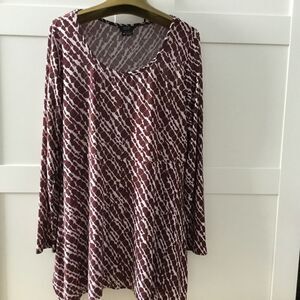 DKR long sleeve tunic top XL.  0040